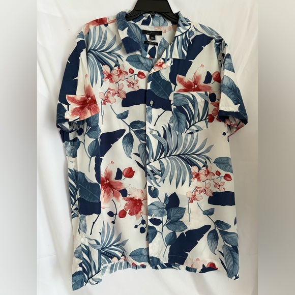 Marc Anthony Hawaiian XXL SlimFit Shirt - Picture 1 of 6
